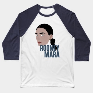 Rooney Mara Head Baseball T-Shirt